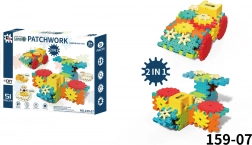 Kit de construction créatif STEAM 51 pièces avec engrenages et moteur