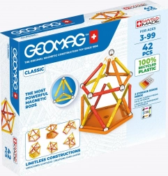 GEOMAG Recycled Magnetic Building Set, 42 Pieces