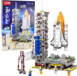 Kit di costruzione stazione spaziale con razzo – 1670 pezzi