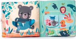 Lilliputiens - libro di tessuto Impariamo a vestire il cane Jules