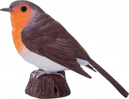 mojo European robin – realistic plastic figurine