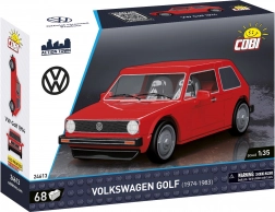 COBI Building Set Volkswagen Golf 1974–1983 1:35, 68 pieces