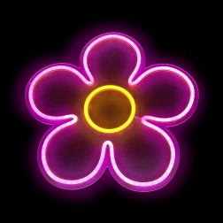 Lampada al neon LED per bambini Fiore