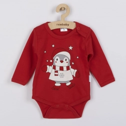 Babybody med lange ærmer NEW BABY Winter Penguin