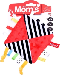 Copertina frusciante con etichette per neonati