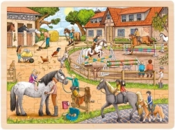 Puzzle Goki 96 pièces Centre équestre