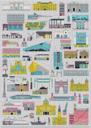 Building Puzzle 500 Pieces by Cloudberries