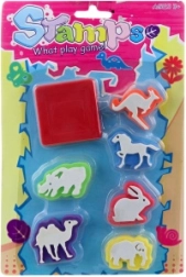 Zestaw stempli zwierzątka z poduszką tuszującą