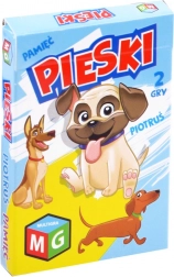 Card Game Tic Tac Toe Memory Dogs