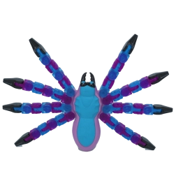 Klixx Creaturez spider – flexible clicky toy
