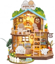 Miniaturowy domek Domek dla szczeniąt