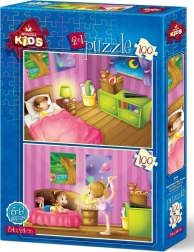 Puzzle: Pajama Party and Ballet Rehearsal 2×100 pieces