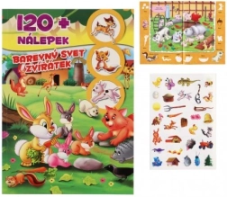 Boek Kleurrijke wereld van dieren met stickers