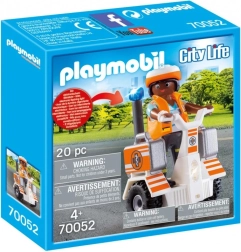 Playmobil City Life soccorritore su segway con accessori