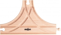Aiguillage en « T » pour circuits de trains en bois