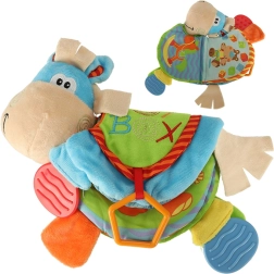 Baba érzékelő könyv csörgővel és rágókával Szamaracska