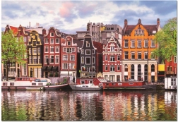 Puzzle Dancing Houses in Amsterdam 1000 pieces EDUCA