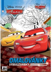 Livre de coloriage A4 avec les voitures du film Cars