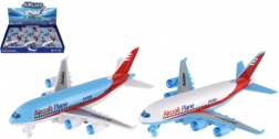 plastični putnički avion na inercijski pogon 16 cm – set od 6 komada, 2 boje