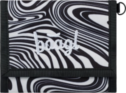 Textile Wallet with Black and White Pattern BAAGL