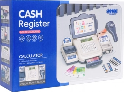 Kids’ Interactive Cash Register with Accessories – Blue
