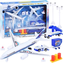 Set aeroporto giocattolo aereo veicoli