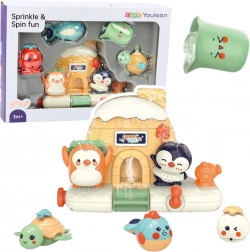 Interaktivni set za kupanje za bebe – morske životinjice