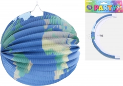 Lampijon krogla Zemlja 25 cm