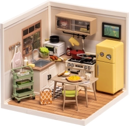 Robotime miniaturowy domek Kuchnia Happy Meals