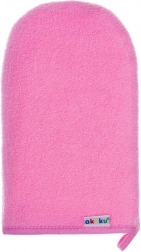 Guanto spugna Akuku rosa