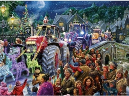 Puzzle Natale in Fattoria 1000 pezzi GIBSONS