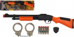 Police Toy Set with Rifle, Ammunition, and Handcuffs