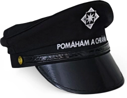 Casquette de police avec inscription pour adultes
