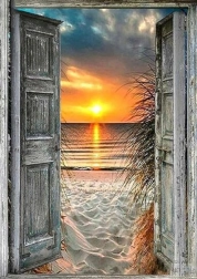 Diamond Painting Beach View 30x40 cm