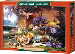 Puzzle 2000 pieces – Elegant Still Life with Flowers, Eugene Bidau