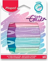 Maped Classic Glitter markeri za isticanje, set 4 kom