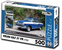 RETRO-CARS Puzzle Volha Gaz 21 VB 1966, 500 pieces