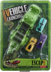 Pista di lancio con coccodrillo e macchinine