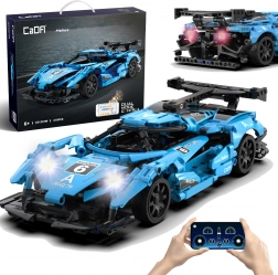 CaDA RC Helios Sports Car Building Set with LED, 419 pieces