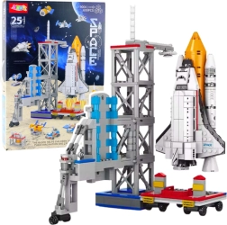 Set de construction station spatiale et fusée 3-en-1, 699 pièces, 25 modèles