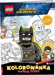 Ameet: LEGO DC Comics Super Heroes album da colorare per codice con adesivi
