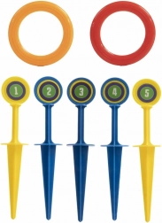 Igra metanja obročev na količke