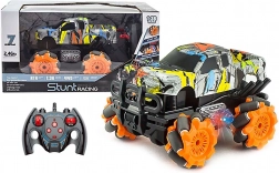 RC auto met verlichting en 360° spins