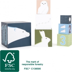 Arktične stohirane kocke za djecu