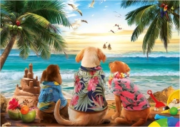 Puzzle Cani sulla spiaggia 1000 pezzi