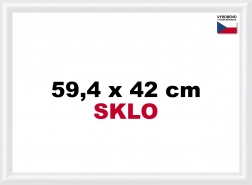 Cadre en plastique pour puzzle A2 blanc