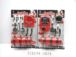 Komplet otroškega posodja s štedilnikom