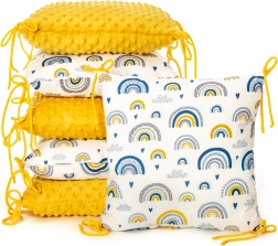T-TOMI Poduszkowy ochraniacz MINKY Rainbow