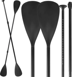 Opvouwbare aluminium peddel 2-in-1 voor SUP en kajak, 4-delig, verstelbaar 210 cm