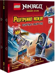 LEGO NINJAGO: duel-ninjaer – interaktiv bog med 2 minifigurer og 68 klodser